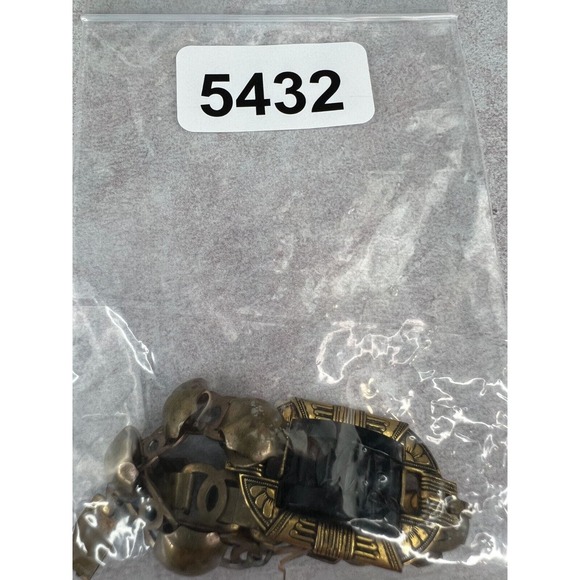 Women's Fashion‎ Jewelry Exquisite Gold Bronze-Tone Chain Link Bracelet - 19.5" - Picture 13 of 13